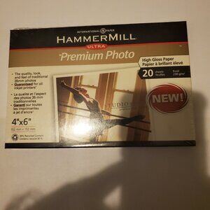 NEW HAMMERMILL ULTRA PREMIUM PHOTO PAPER HIGH GLOSS 4" X 6" ACID FREE 11053-0